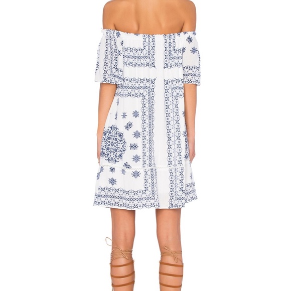 ❌ SOLD ❌ Heartloom Dress Ria Dress Mykonos Color White Blue Revolve Dress Size S - Picture 4 of 9